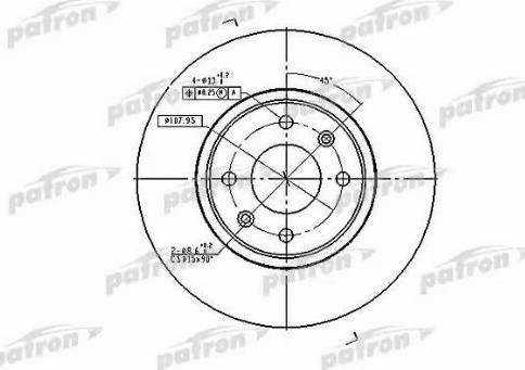 Patron PBD2796 - Тормозной диск unicars.by