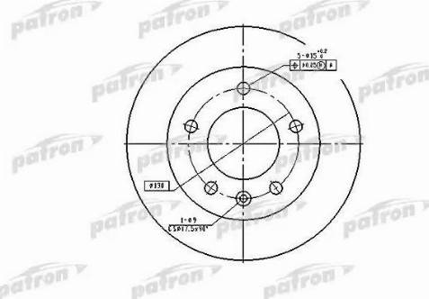 Patron PBD2790 - Тормозной диск unicars.by