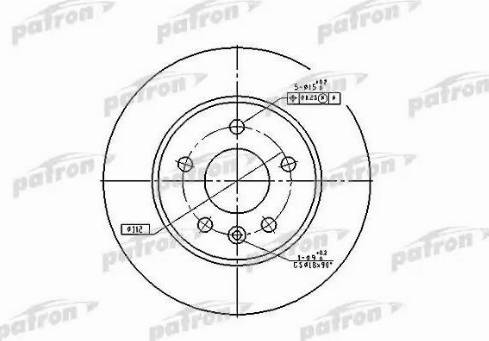 Patron PBD2797 - Тормозной диск unicars.by