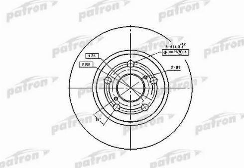 Patron PBD2742 - Тормозной диск unicars.by