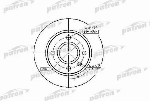 Patron PBD2753 - Тормозной диск unicars.by