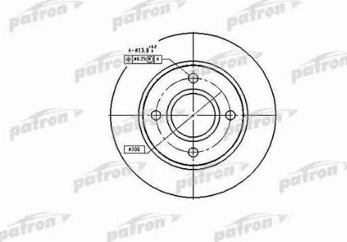 Patron PBD2752 - Тормозной диск unicars.by