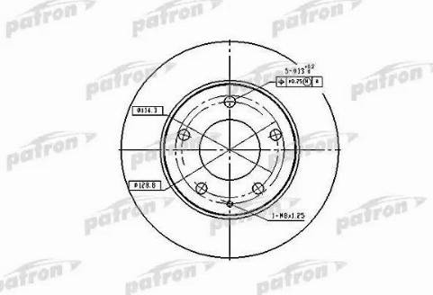 Patron PBD2704 - Тормозной диск unicars.by