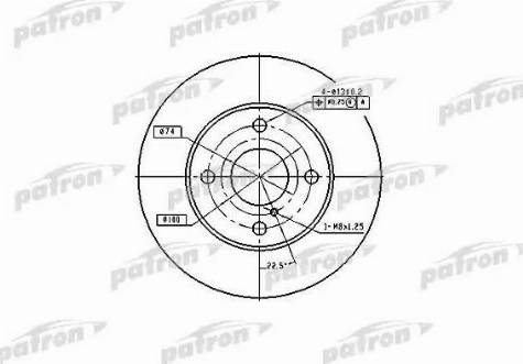 Patron PBD2719 - Тормозной диск unicars.by