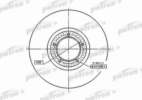 Patron PBD2785 - Тормозной диск unicars.by