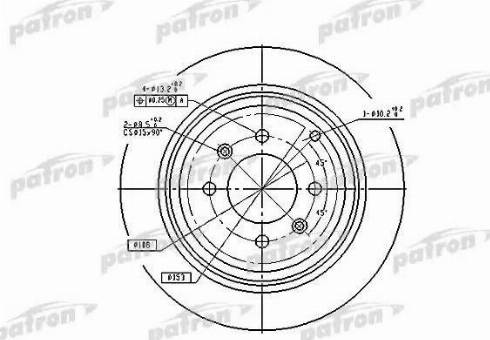 Patron PBD2781 - Тормозной диск unicars.by