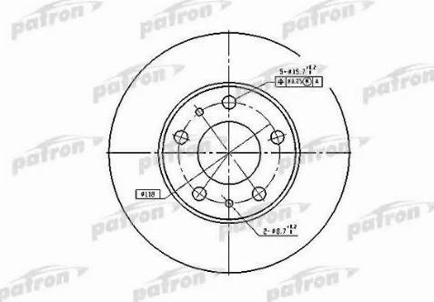 Patron PBD2728 - Тормозной диск unicars.by