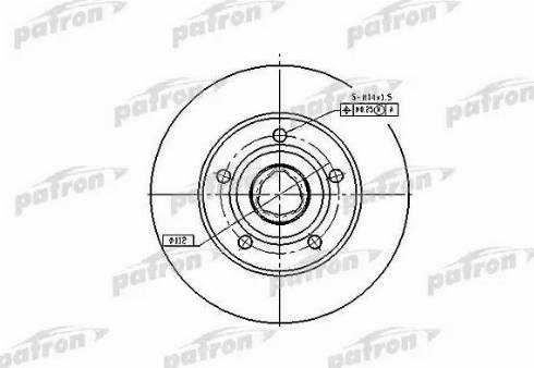 Patron PBD2771 - Тормозной диск unicars.by