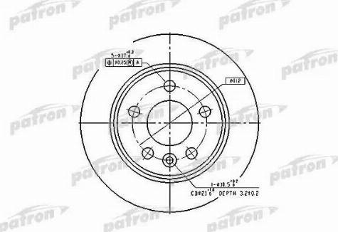 Patron PBD2777 - Тормозной диск unicars.by