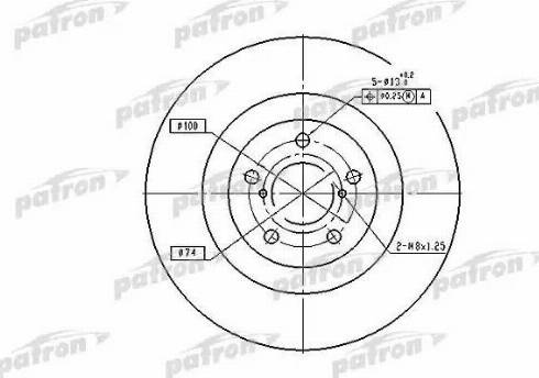 Patron PBD7004 - Тормозной диск unicars.by