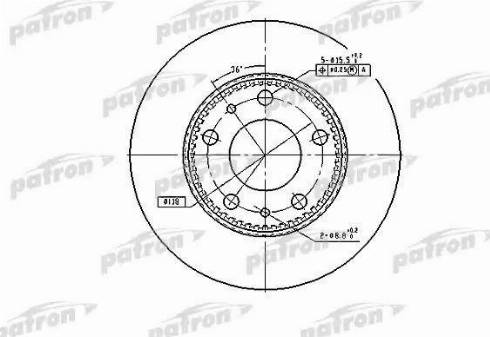 Patron PBD7300 - Тормозной диск unicars.by