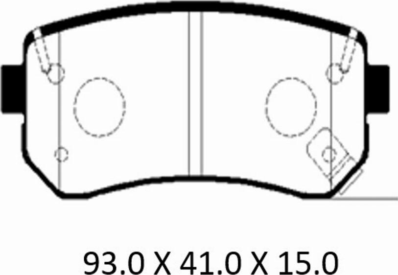 Patron PBP099KOR - Тормозные колодки, дисковые, комплект unicars.by