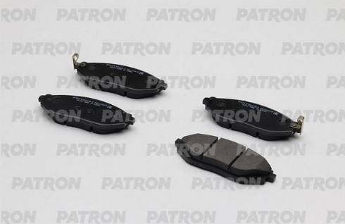 Patron PBP1444KOR - Тормозные колодки, дисковые, комплект unicars.by