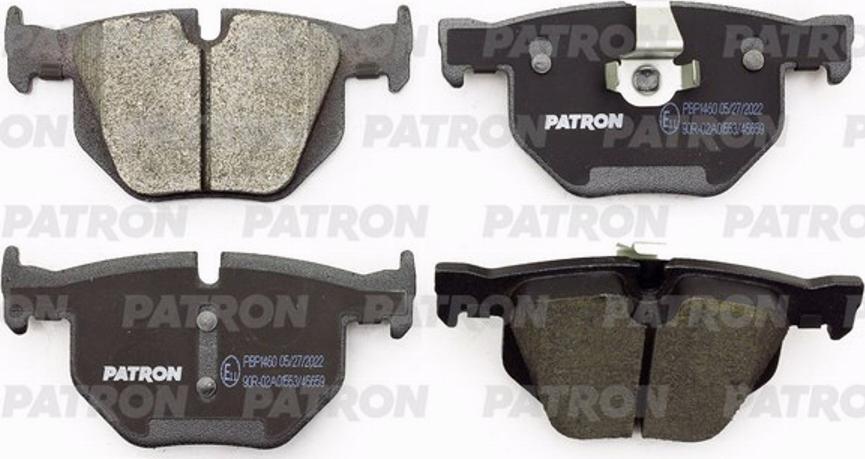 Patron PBP1460 - Тормозные колодки, дисковые, комплект unicars.by