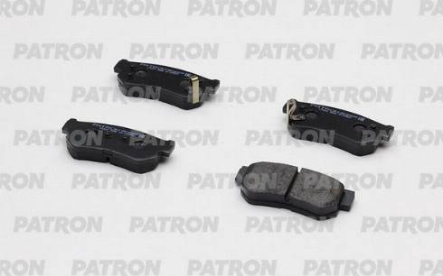 Patron PBP1606KOR - Тормозные колодки, дисковые, комплект unicars.by