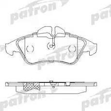 Patron PBP1038 - Тормозные колодки, дисковые, комплект unicars.by