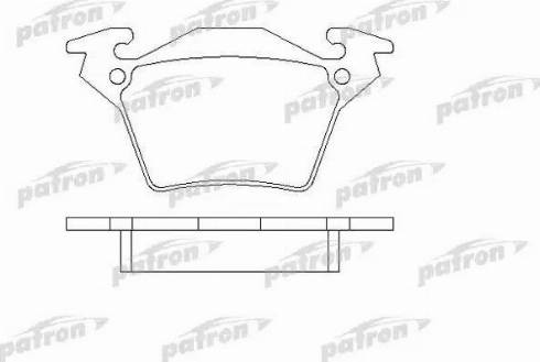 Patron PBP1305 - Тормозные колодки, дисковые, комплект unicars.by