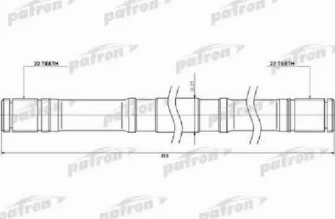 Patron PDS0450 - Приводной вал unicars.by