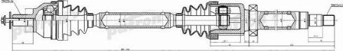 Patron PDS0381 - Приводной вал unicars.by