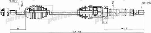 Patron PDS0222 - Приводной вал unicars.by