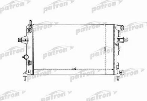 Patron PRS3335 - Радиатор, охлаждение двигателя unicars.by