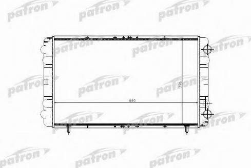 Patron PRS3200 - Радиатор, охлаждение двигателя unicars.by