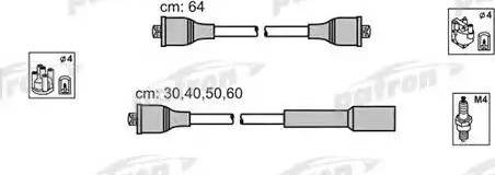 Patron PSCI1009 - Комплект проводов зажигания unicars.by