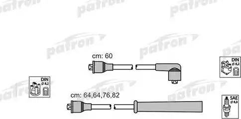 Patron PSCI1007 - Комплект проводов зажигания unicars.by