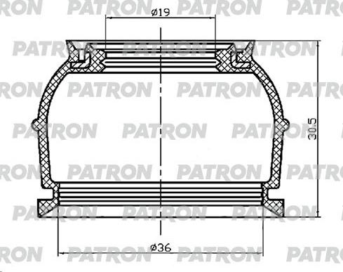 Patron PSE6400 - Пыльник шаровой опоры unicars.by