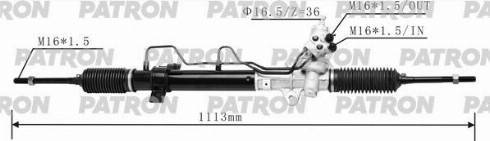 Patron PSG3195 - Рулевой механизм, рейка unicars.by