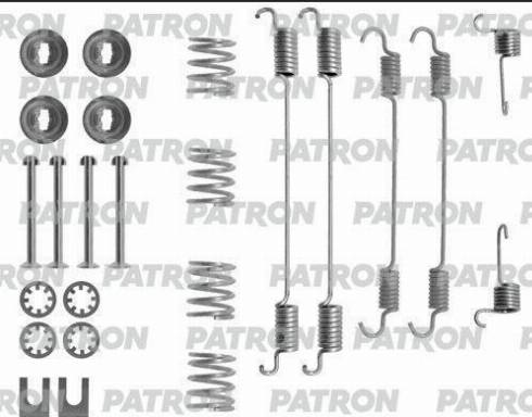 Patron PSRK0061 - Комплектующие, барабанный тормозной механизм unicars.by