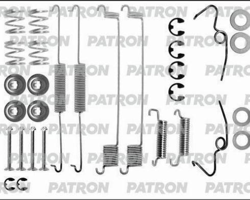 Patron PSRK0084 - Комплектующие, барабанный тормозной механизм unicars.by