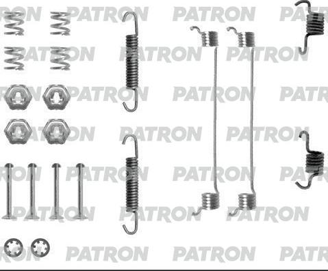 Patron PSRK0037 - Комплектующие, барабанный тормозной механизм unicars.by