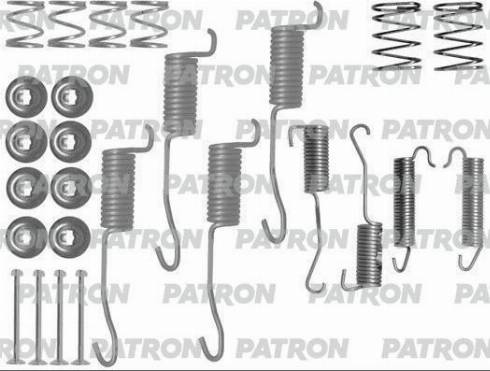 Patron PSRK0191 - Комплектующие, барабанный тормозной механизм unicars.by