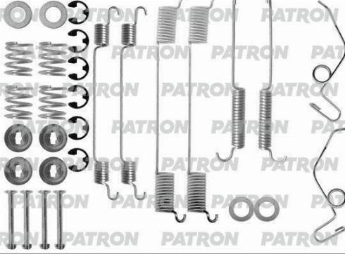 Patron PSRK0114 - Комплектующие, барабанный тормозной механизм unicars.by