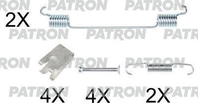 Patron PSRK0200 - Комплектующие, барабанный тормозной механизм unicars.by