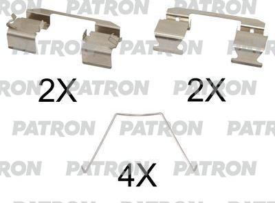 Patron PSRK1227 - Комплектующие для колодок дискового тормоза unicars.by