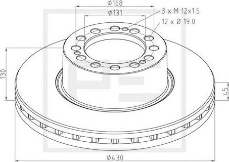 Mercedes-Benz N9424211312 - Тормозной диск unicars.by