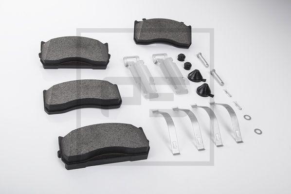 PE Automotive 086.335-00A - Тормозные колодки, дисковые, комплект unicars.by