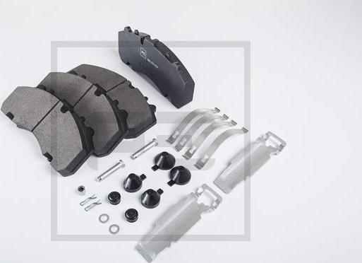 PE Automotive 086.333-00A - Тормозные колодки, дисковые, комплект unicars.by