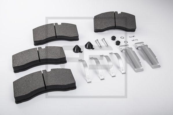 PE Automotive 086.321-00A - Тормозные колодки, дисковые, комплект unicars.by