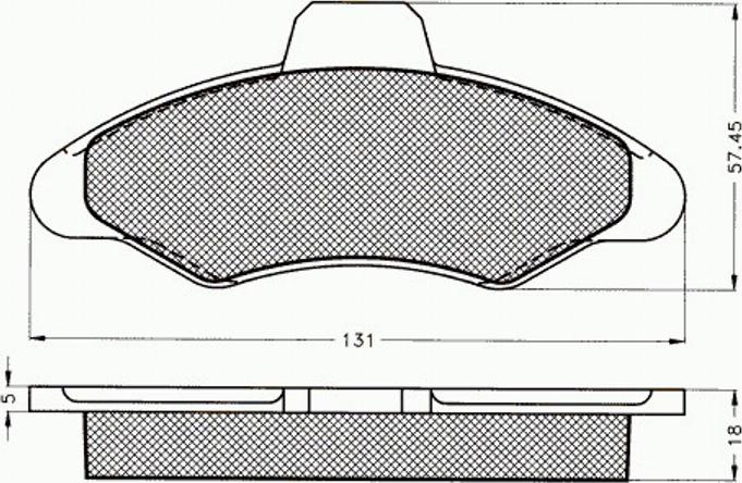 Pex 7.049 - Тормозные колодки, дисковые, комплект unicars.by