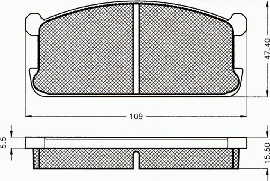 Pex 7037 - Тормозные колодки, дисковые, комплект unicars.by