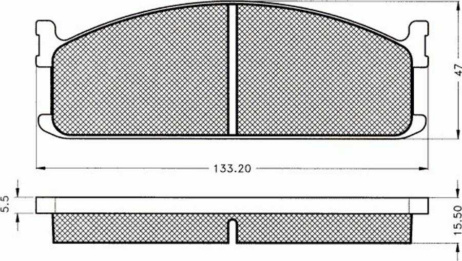 Pex 7312 - Тормозные колодки, дисковые, комплект unicars.by