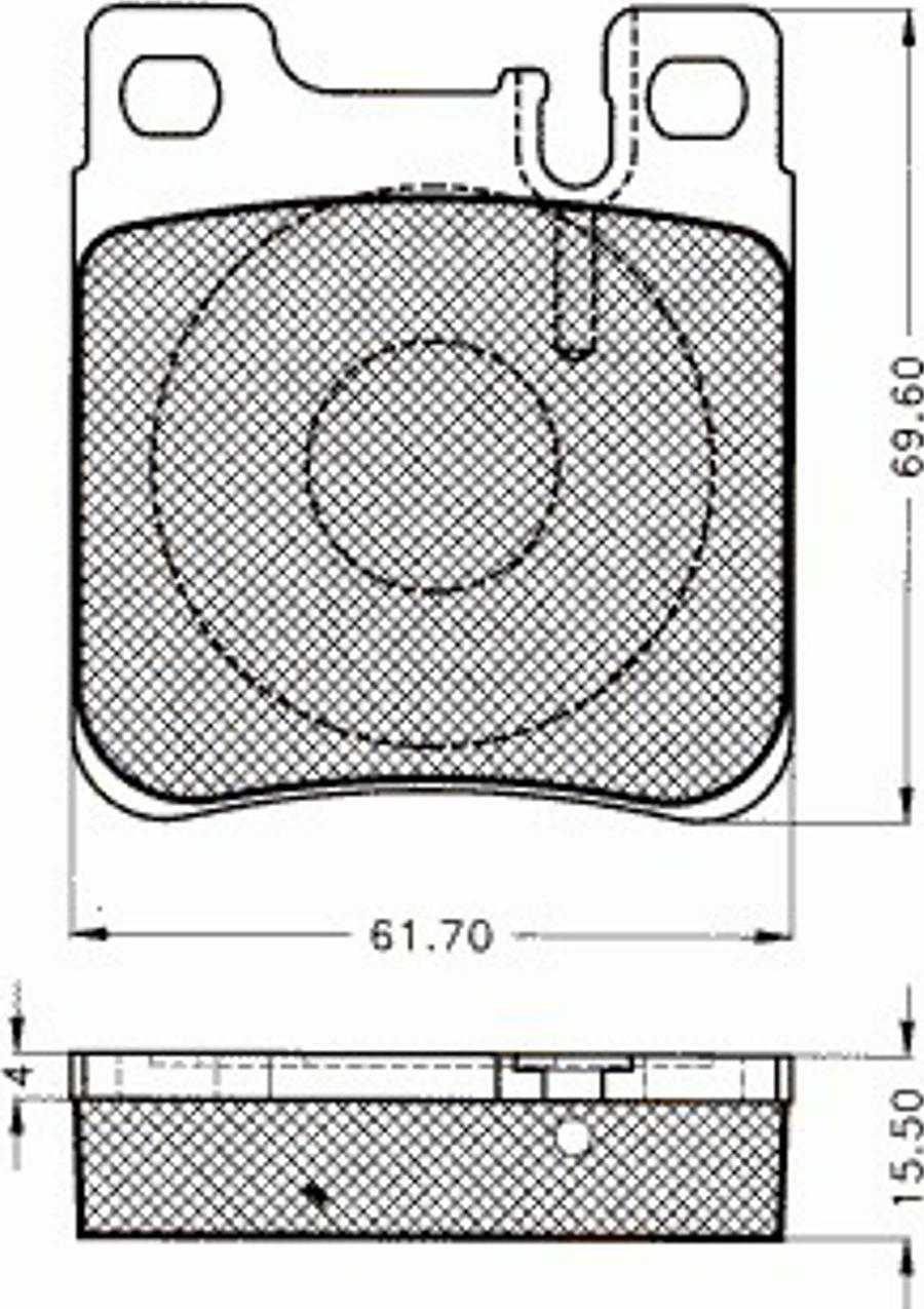 Pex 7.380 - Тормозные колодки, дисковые, комплект unicars.by