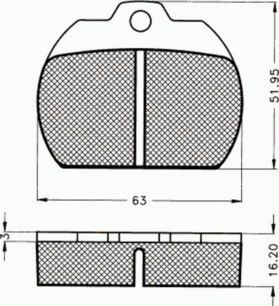 Pex 7.297 - Тормозные колодки, дисковые, комплект unicars.by