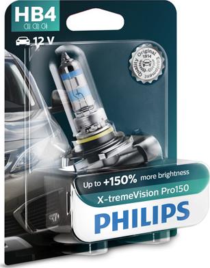 PHILIPS 9006XVPB1 - Лампа накаливания, фара дальнего света unicars.by