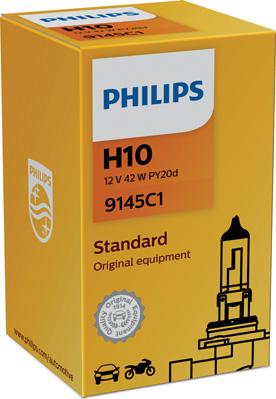 PHILIPS 9145C1 - Лампа накаливания, противотуманная фара unicars.by