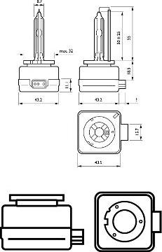 PHILIPS 85415VIC1 - Лампа накаливания, фара дальнего света unicars.by