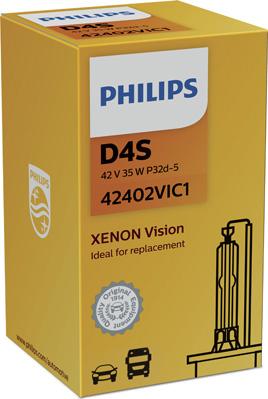 PHILIPS 42402VIC1 - Лампа накаливания, фара дальнего света unicars.by